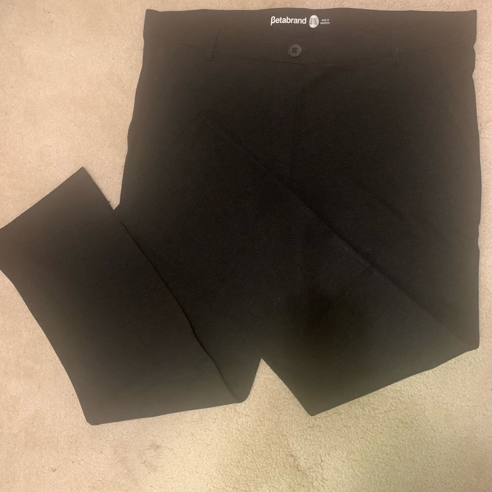Yoga Pants Dress Pants by Betabrand grey pants 2XL